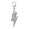 Silver Bling Lightning Bolt Charm by Bead Landing™